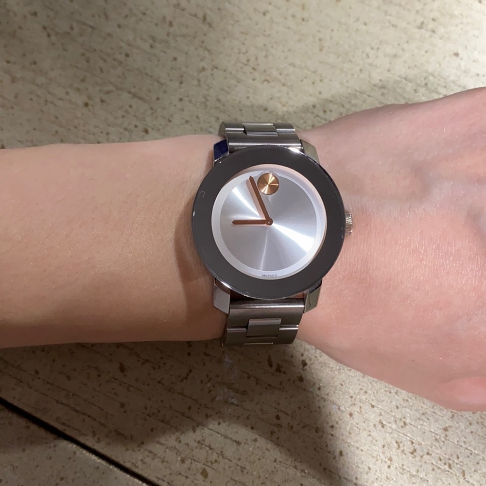 Movado stainless steel watch